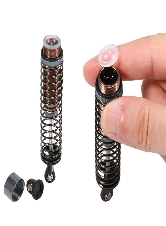 TOOMOD 1/10 70MM 95MM RC Oil filled Shock Absorbers kit for Tamiya TT-02B DT-02 DT-03 1/10 Buggy Car Upgrades Parts (Grey) - Image 5